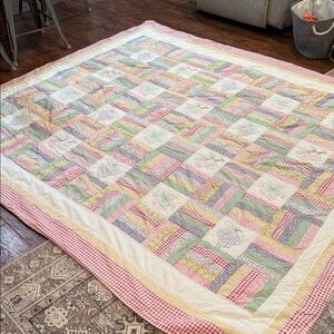Charming Pastel Patchwork Quilt